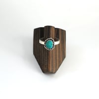 Image 1 of Turquoise Mountain Sterling Silver Ring - Size 7.5