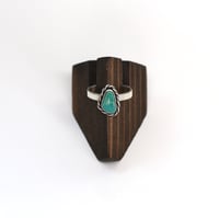Image 1 of Turquoise Mountain Sterling Silver Ring - Size 8.5