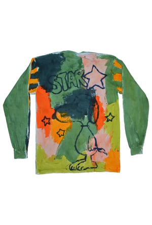 Image of snoopy star long sleeve M