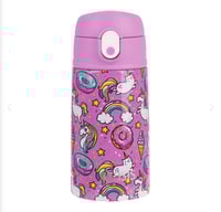 Image 1 of Oasis Insulated Drink Bottle with Sipper 400mls Unicorns