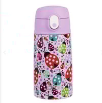 Image 1 of Oasis Insulated Drink Bottle with Sipper 400mls Lovely Ladybugs