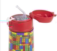 Image 2 of Oasis Insulated Drink Bottle with Sipper 400mls Bricks