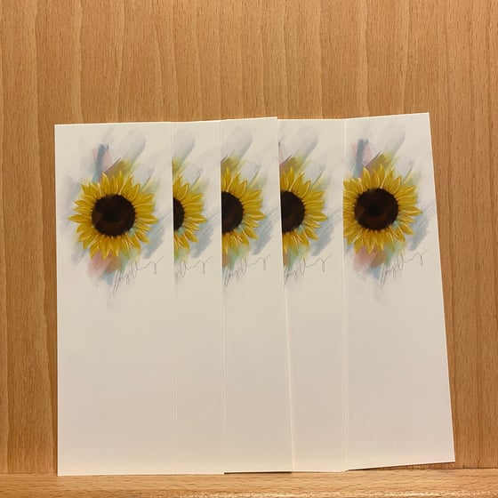 Image of Sunflower bookmark