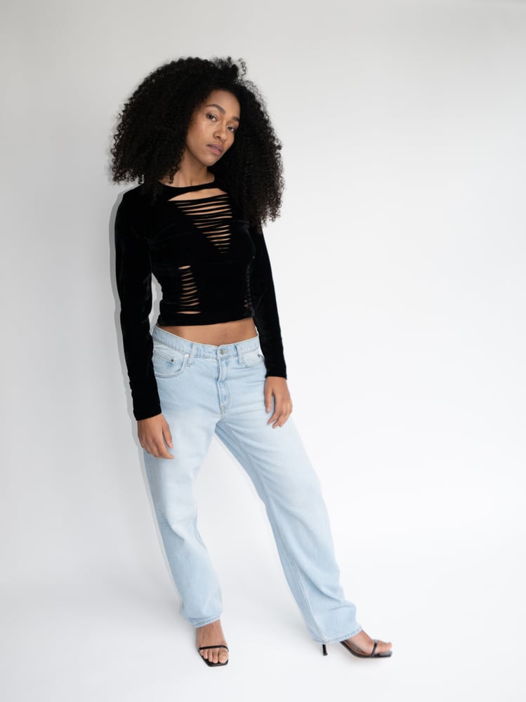Image of ON SALE OY A Torn Top  85 Eur -50% NOW 42.50 Eur