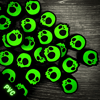 Maniac PVC Beads “Twist of Lime”