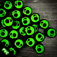 Image 1 of “Twist Of Lime” Pvc Beads