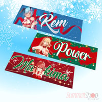 Image 1 of SUMMERSHOP CHRISTMAS 2022 (REM X POWER X MAKIMA) Slaps, Diecut