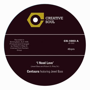 Image of Centaura featuring Jewel Bass - I Need Love / Just Don't Love You - Few Copies Remaining!!!⏰