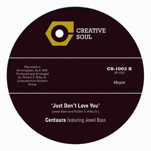 Image of Centaura featuring Jewel Bass - I Need Love / Just Don't Love You - Few Copies Remaining!!!⏰