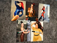Set of 5 prints "Latex Queen 2"