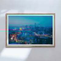 Vilnius at night, Landscape