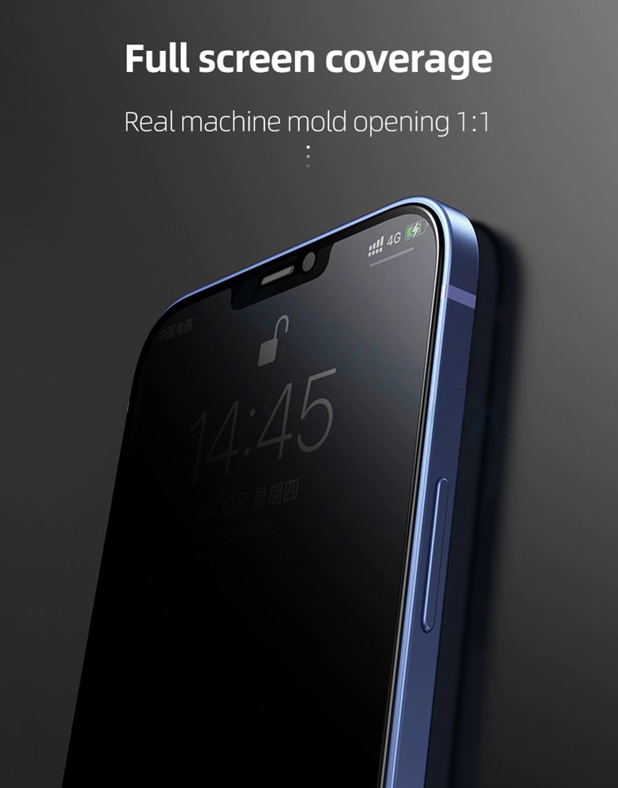Image of High-quality Anti Spy Tempered Glass For iPhone