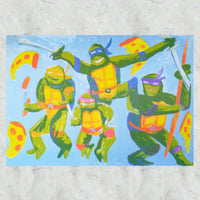 Turtles Riso Print A3