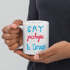 SAY PERHAPS white mug Image 3