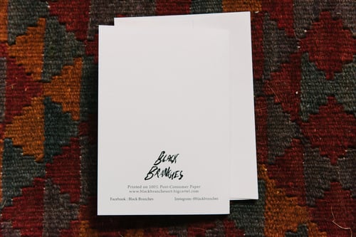 Image of raven greeting card