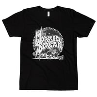 Image 1 of MORBID SCREAM - LOGO IIII (WHITE PRINT)