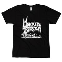 Image 1 of MORBID SCREAM - LOGO I (WHITE PRINT)