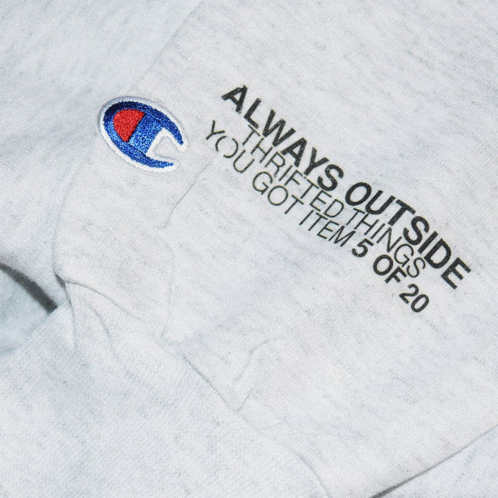 HANDPRINTED "OLIVE" HOOD