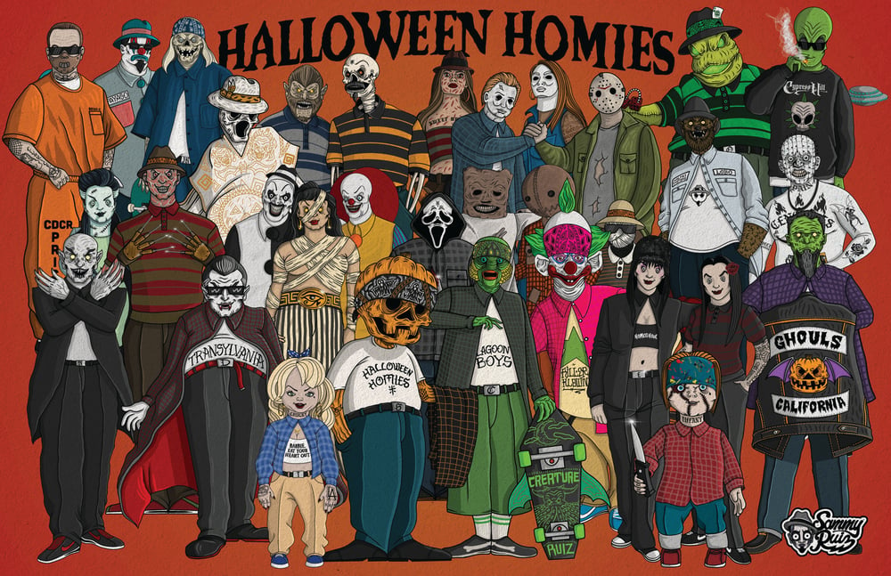 Halloween Homies (POSTER) 