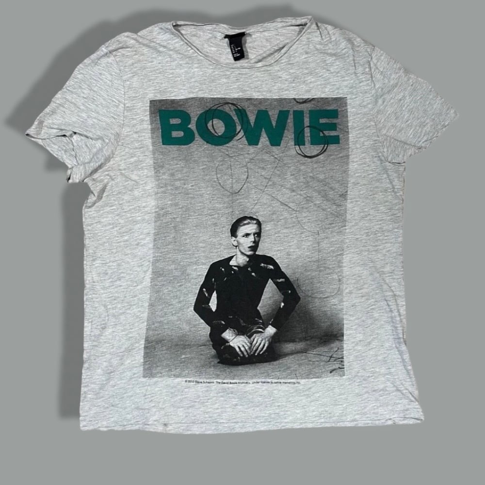 meten Ochtend efficiëntie Tee: 2012 H&M David Bowie T-Shirt Women's Large | post_modern_industries