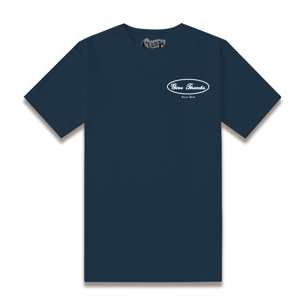 Give Thanks Tee - Navy