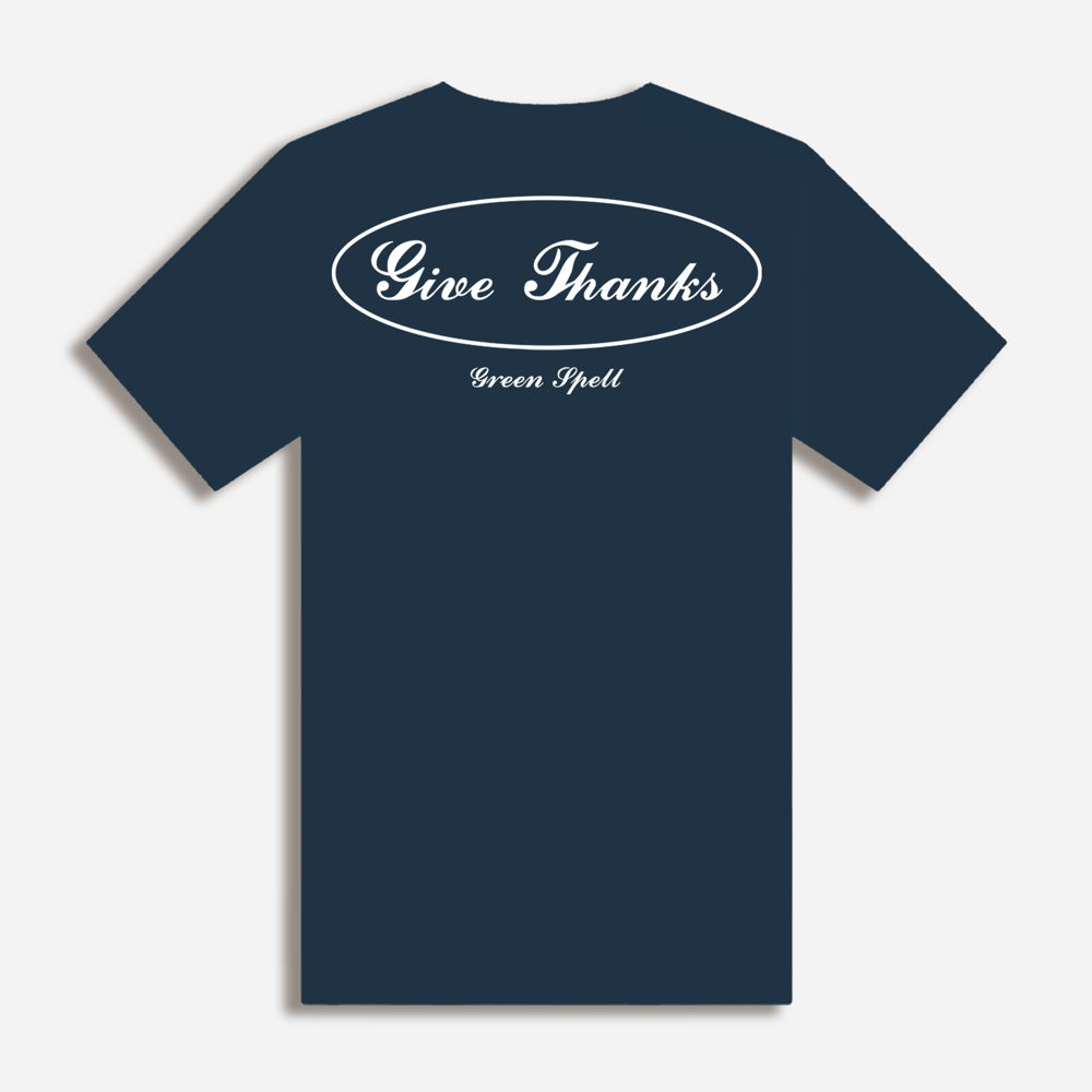 Give Thanks Tee - Navy