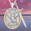  Spartan Made-St MichaelThe Archangel Pendant Necklace Chain