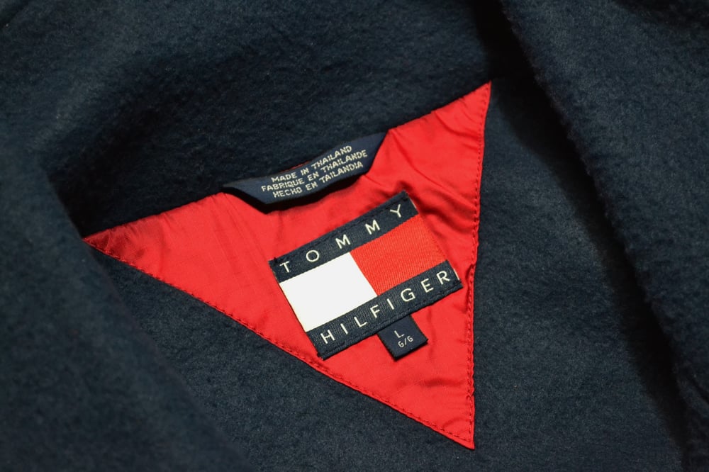 Image of Vintage 1990's Tommy Hilfiger Fleece Lined Sailing Vest Sz.L