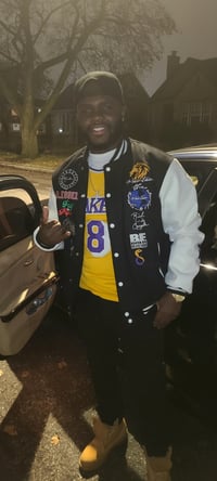 Image 1 of Ballin' Like KoBe Varsity Jacket 