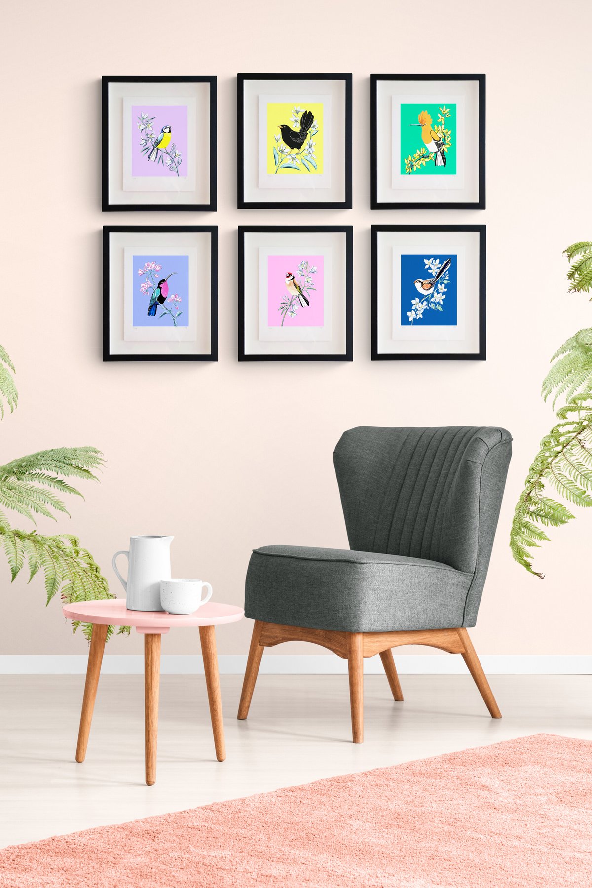 Image of Stamps: Hoopoe and Forsythia