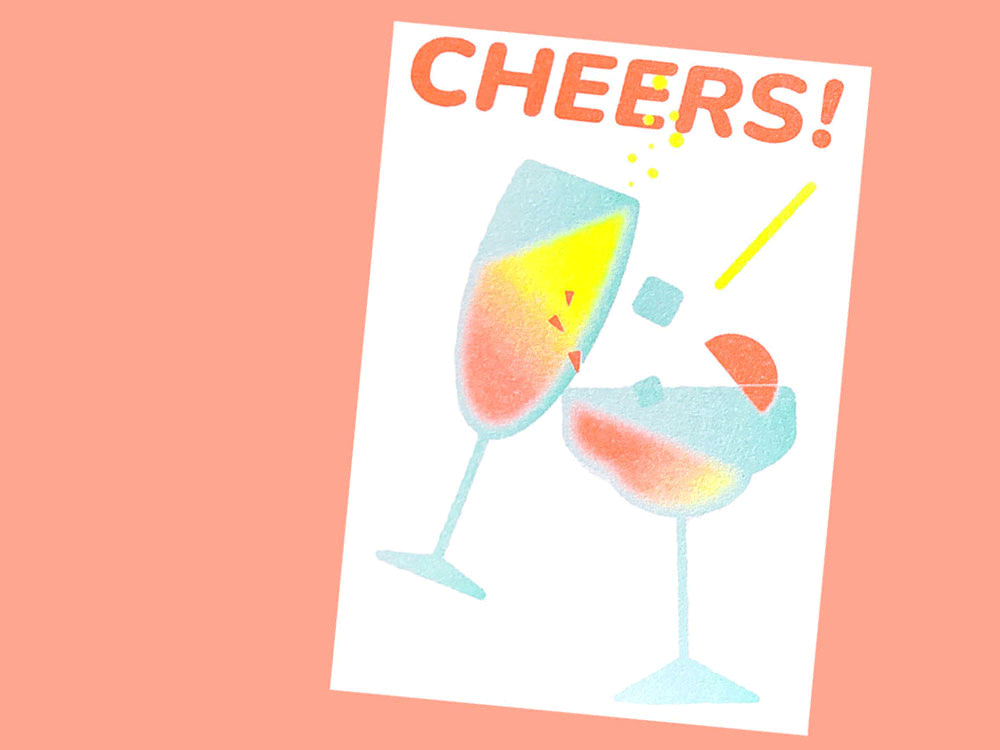 Image of POSTKARTE Cheers!