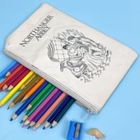 Northanger Abbey Book Page Pencil Case, Jane Austen 