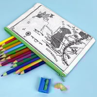 Image 1 of Rivendell Map, Lord of the Rings Book Page Pencil Case