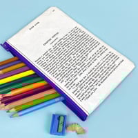 Image 2 of Jane Eyre Book Page Pencil Case, “Reader, I married him..”