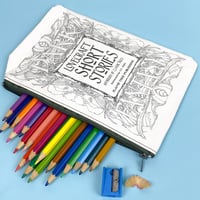 Image 1 of H.P. Lovecraft Book Page Pencil Case, The Call of Cthulhu