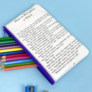 Image of The Witches, Roald Dahl Book Page Pencil Case 
