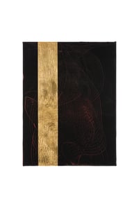 Image 1 of Scars - acrylic and 23 carat gold on canvas, 30x40 cm