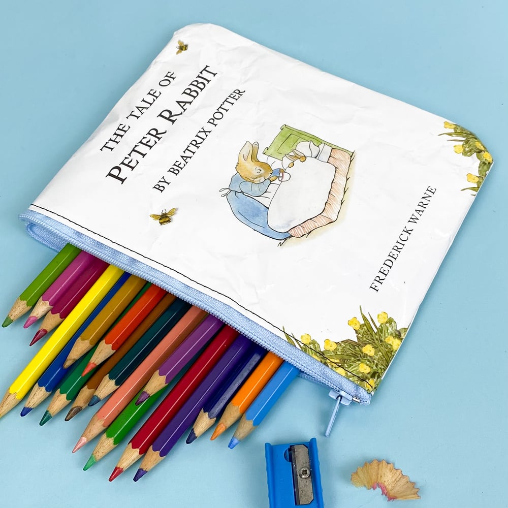 Image of Peter Rabbit Book Page PencilCase
