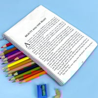 Image 2 of The Brothers Grimm Fairy Tales, Beauty and the Beast Book Page Pencil Case 