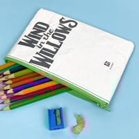 Image 1 of Wind in the Willows Book Page Pencil Case