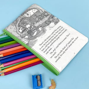 Image of Wind in the Willows Book Page Pencil Case