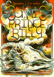 Image of BONNIE 'PRINCE' BILLY - Official Poster, London 2022