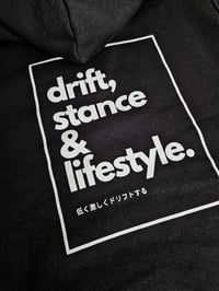 Image 5 of DRIFT,  STANCE & LIFESTYLE BLACK HOODIE