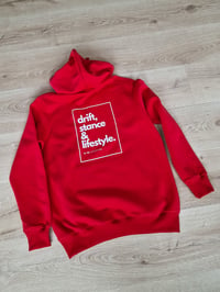 Image 3 of DRIFT,  STANCE & LIFESTYLE RED HOODIE