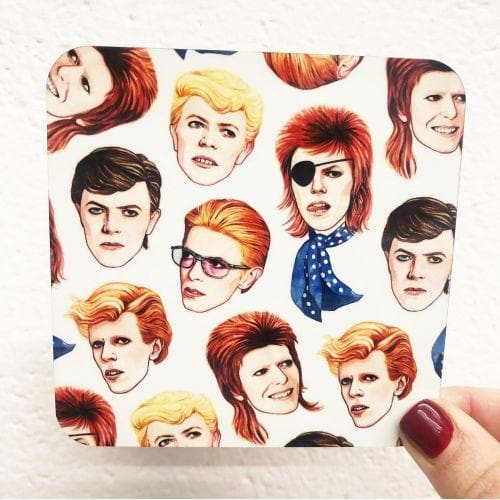 Fabulous David Bowie Coaster