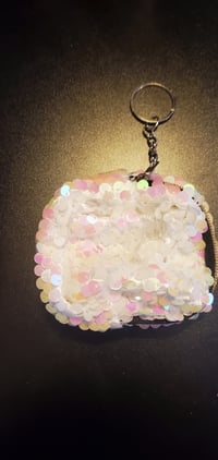 Image 3 of Coin purse sequin keychain 