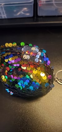 Image 4 of Coin purse sequin keychain 