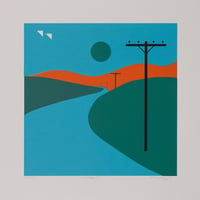 Landscape i screen print (Crash Ensemble Series)