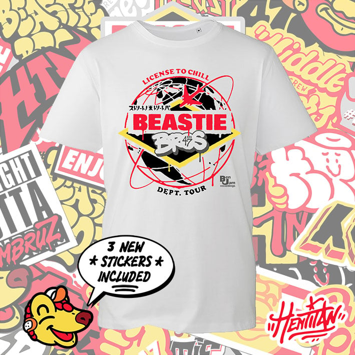 "BEASTIE BROS Dept. Tour" T-Shirt