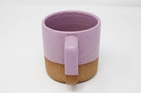 Image 2 of Classic 3/4 Dip Mug - Orchid, Speckled Clay